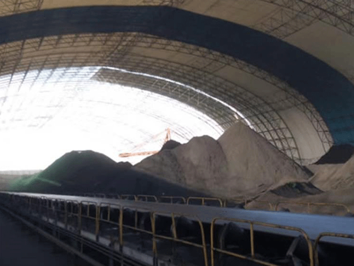 文山煤棚料仓网架